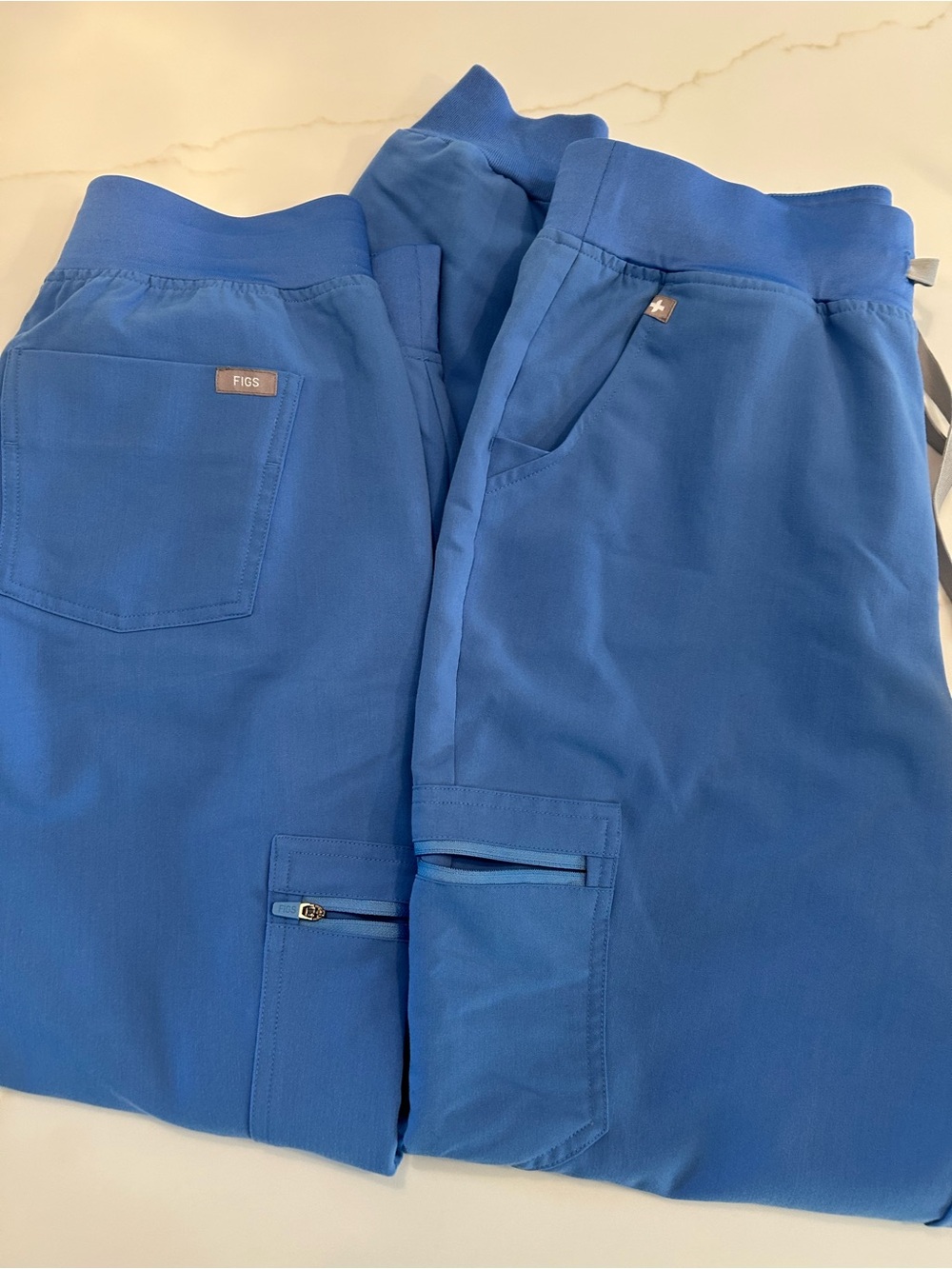 Figs Women’s Cargo Pants in Ceil Blue